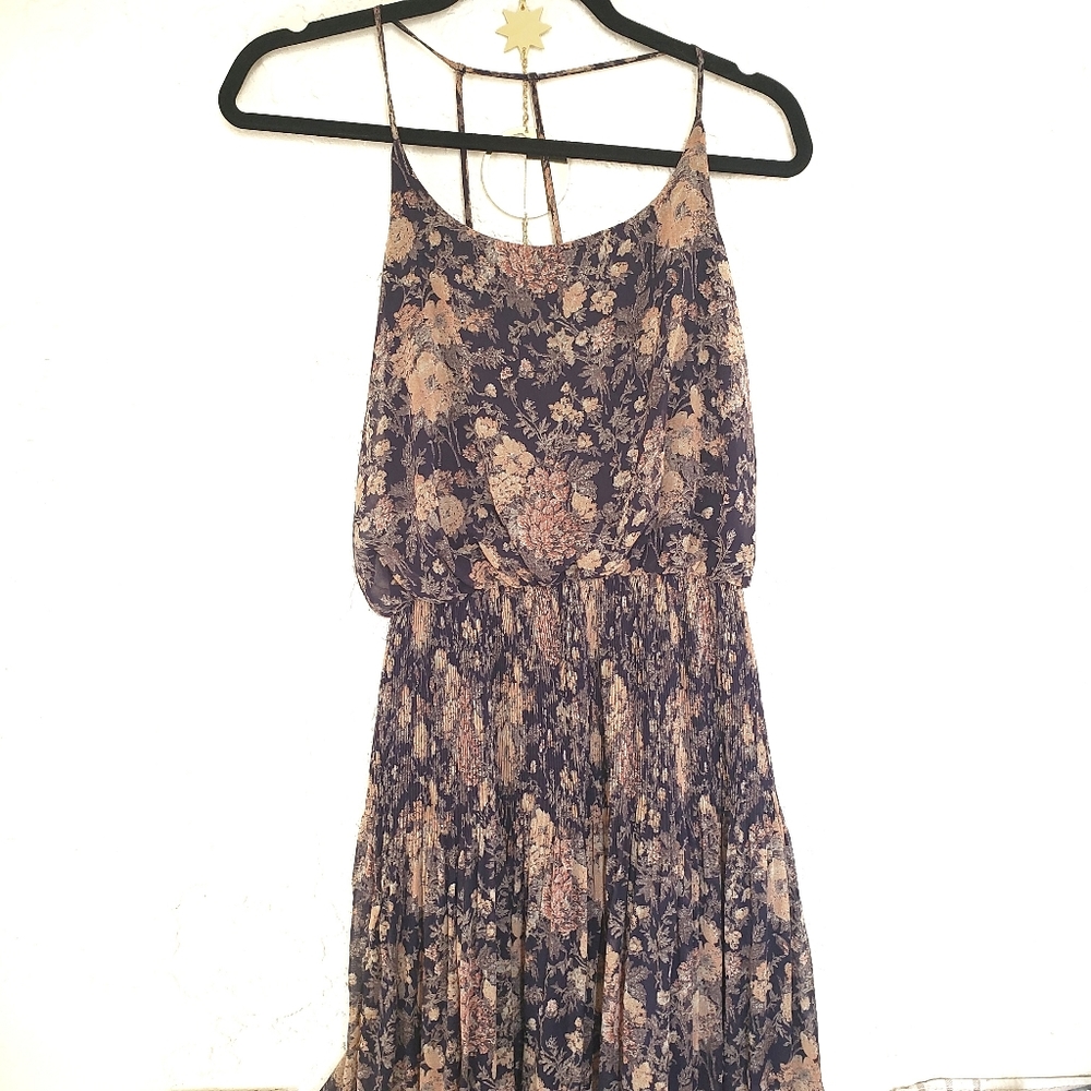 Soprano Boho Floral sleeveless mini dress